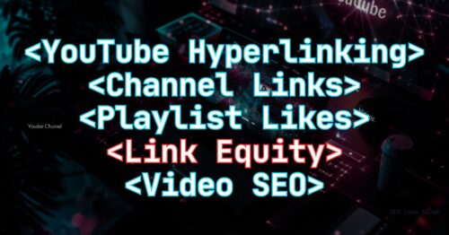 Video SEO Internal Linking YouTube Channel Playlist Likes Description Optimisation Nina Payne